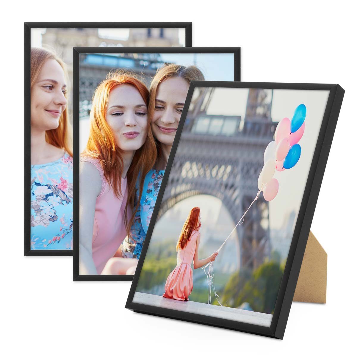 PHOTOLINI Bilderrahmen 3er Set Aluminium Modern günstig online kaufen