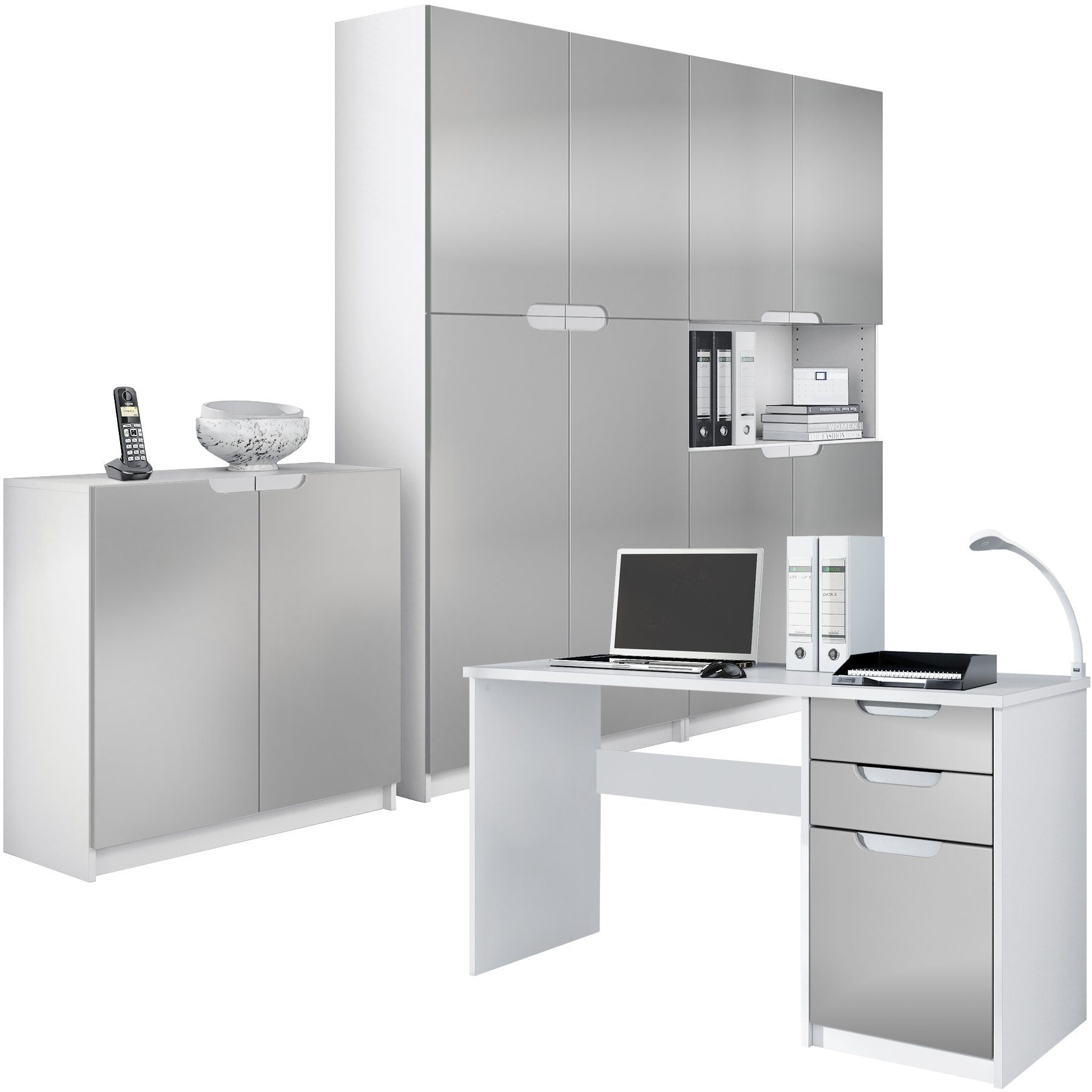 Vladon Aktenschrank Logan (Büromöbel-Set, mit 1 günstig online kaufen