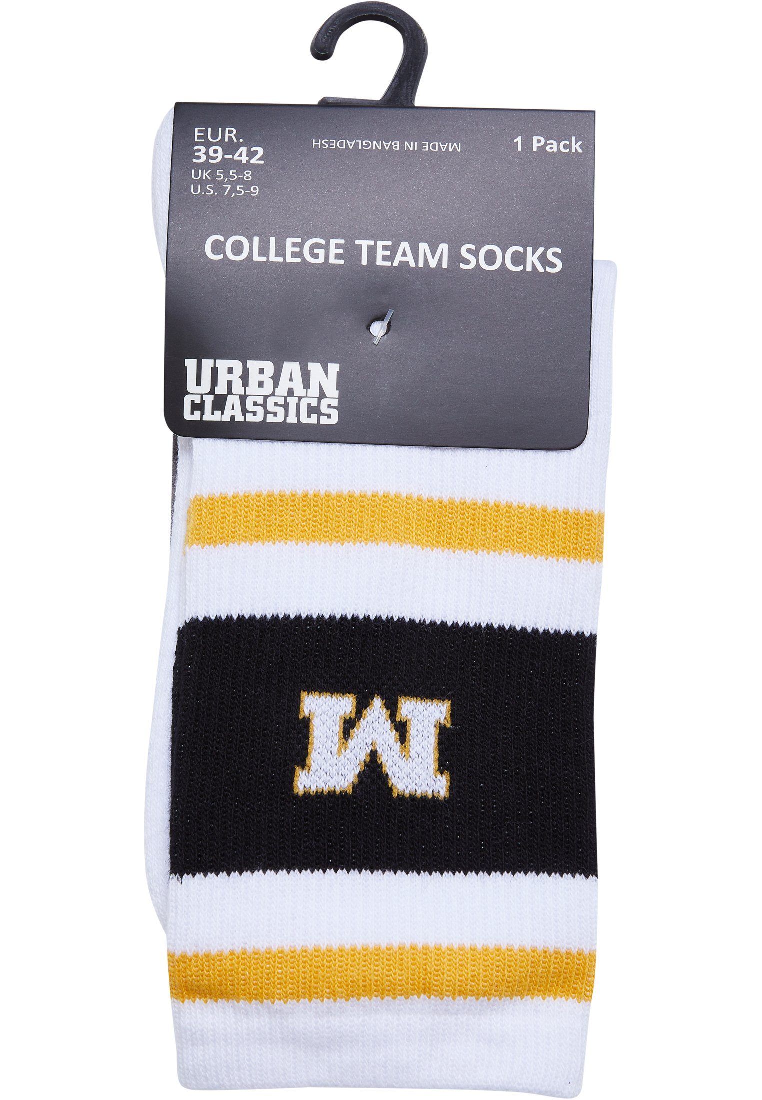 Accessoires Socks (1-Paar) College Team URBAN Freizeitsocken californiayellow/black/white CLASSICS