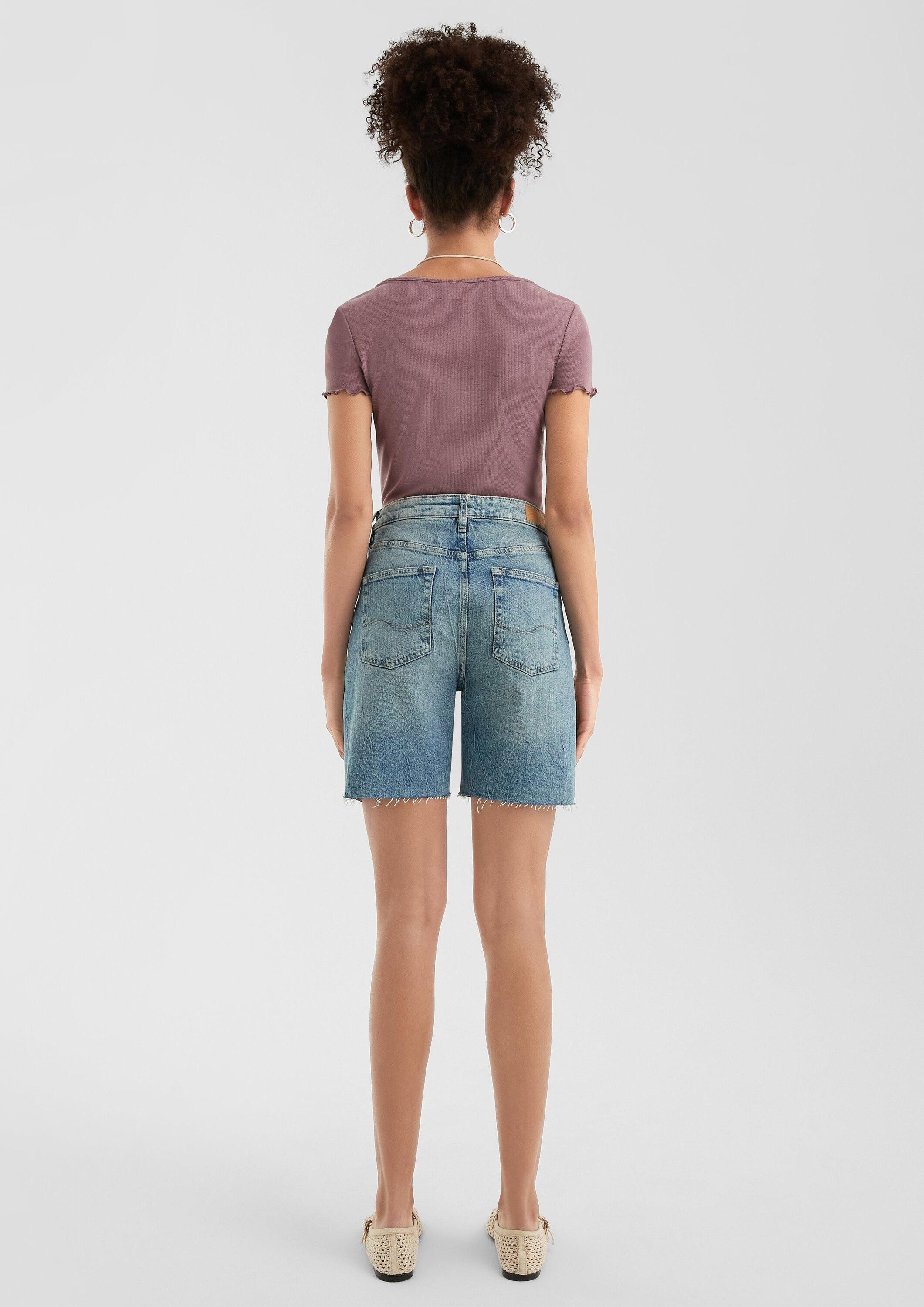 QS Jeansshorts Jeans-Hose MOM (1-tlg) günstig online kaufen