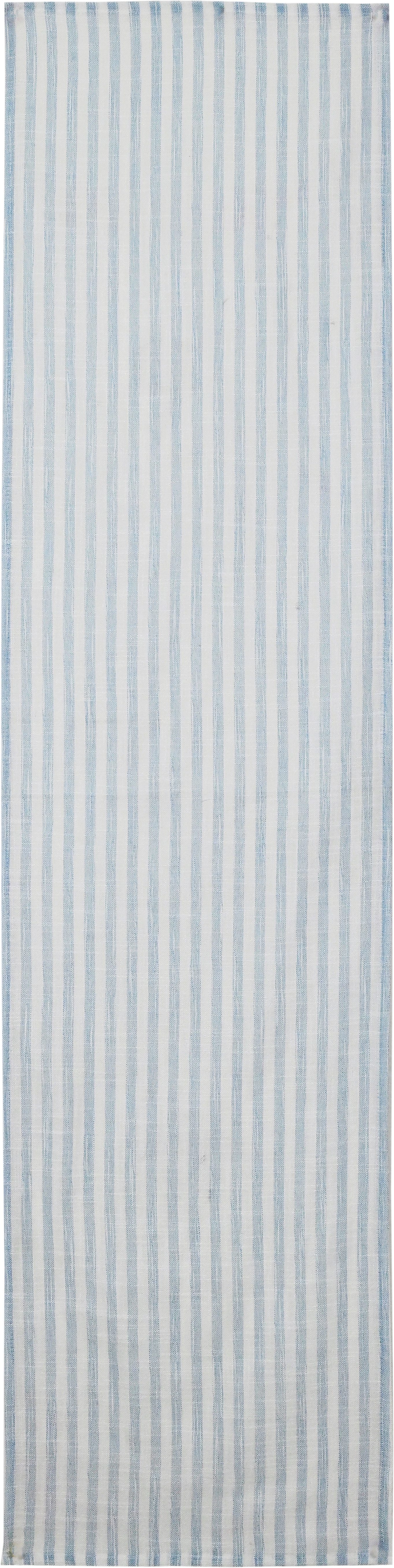 OTTO home Tischläufer Marric (Packung 1-tlg), halbtransparenter Tischläufer, Leinenoptik mit Streifen