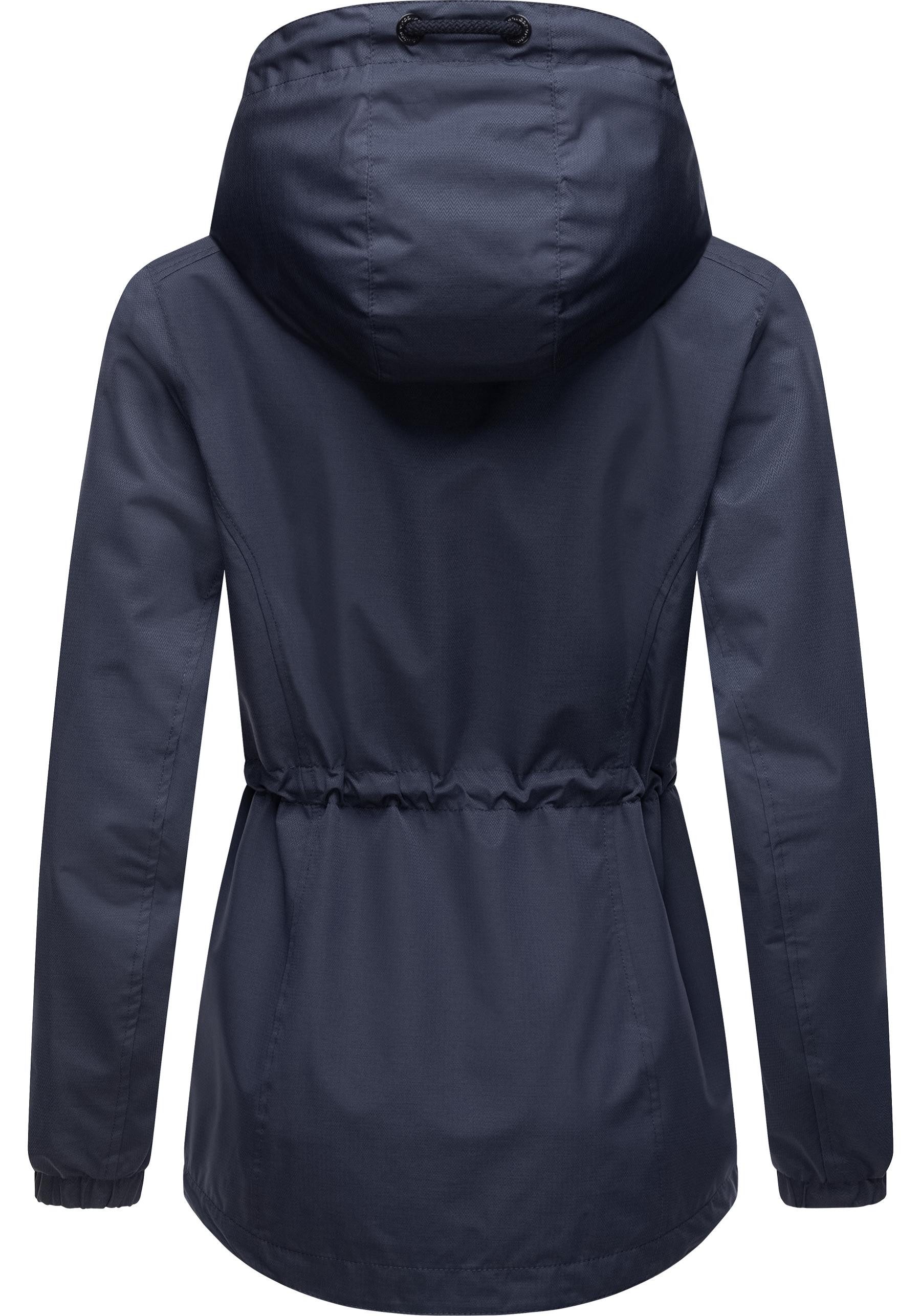 Ragwear Outdoorjacke Dankka Tech Stylische Damen Übergangsjacke aus wasserdichtem Material