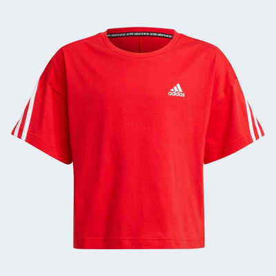 adidas Sportswear Trainingsshirt Organic Cotton Future Icons Sport 3-Streifen Loose T-Shirt