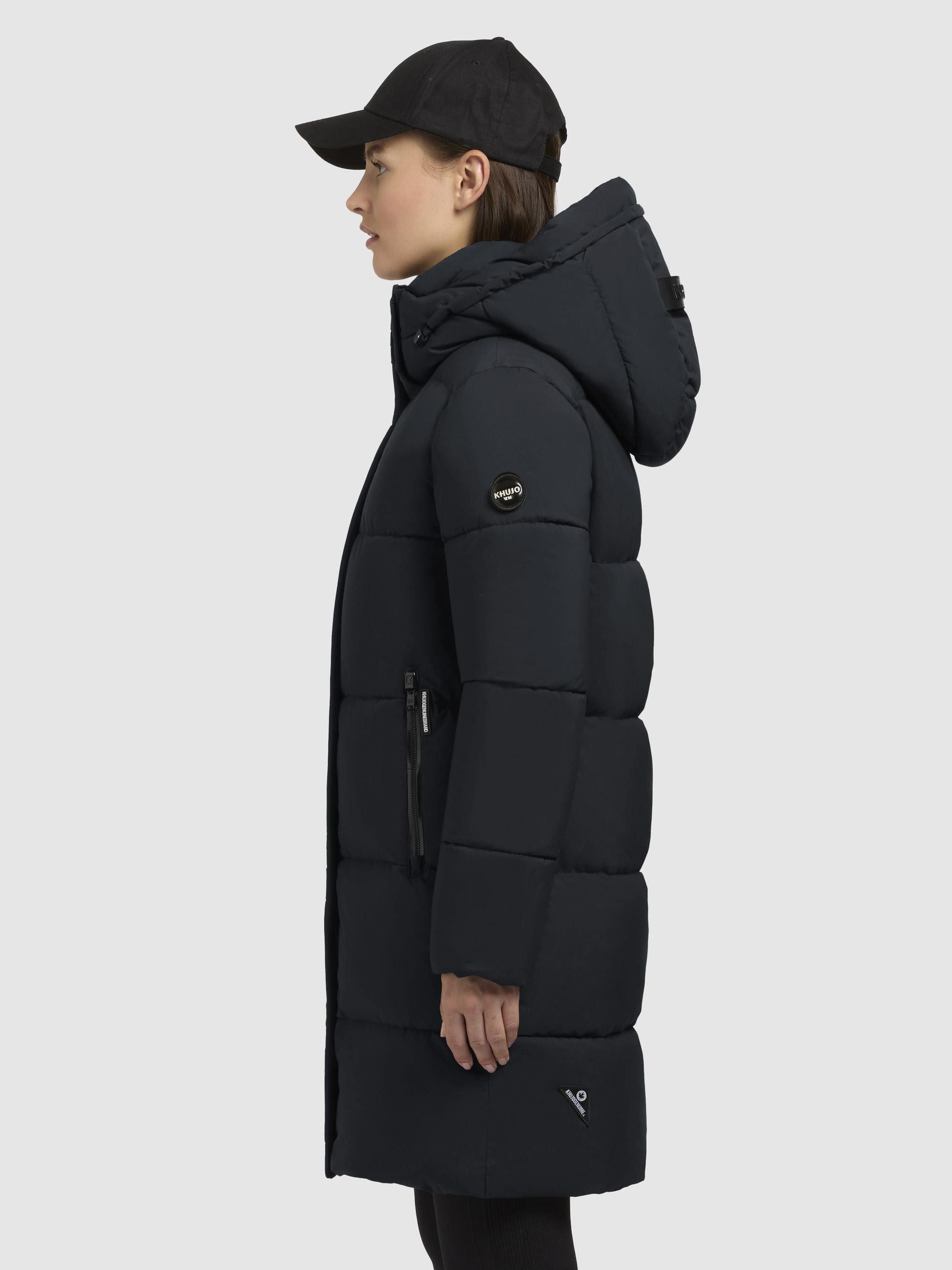 khujo Steppmantel Haya Matt-YM Warmer gesteppter Damen Kurzmantel