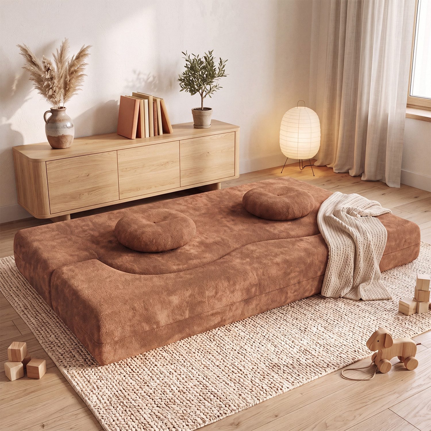 GUNJI Big-Sofa Modisches Klappsofa, (Montagefrei, geeignet für Wohnzimmer, Freizeitbereiche, unschlagbarer Tiefpreis)