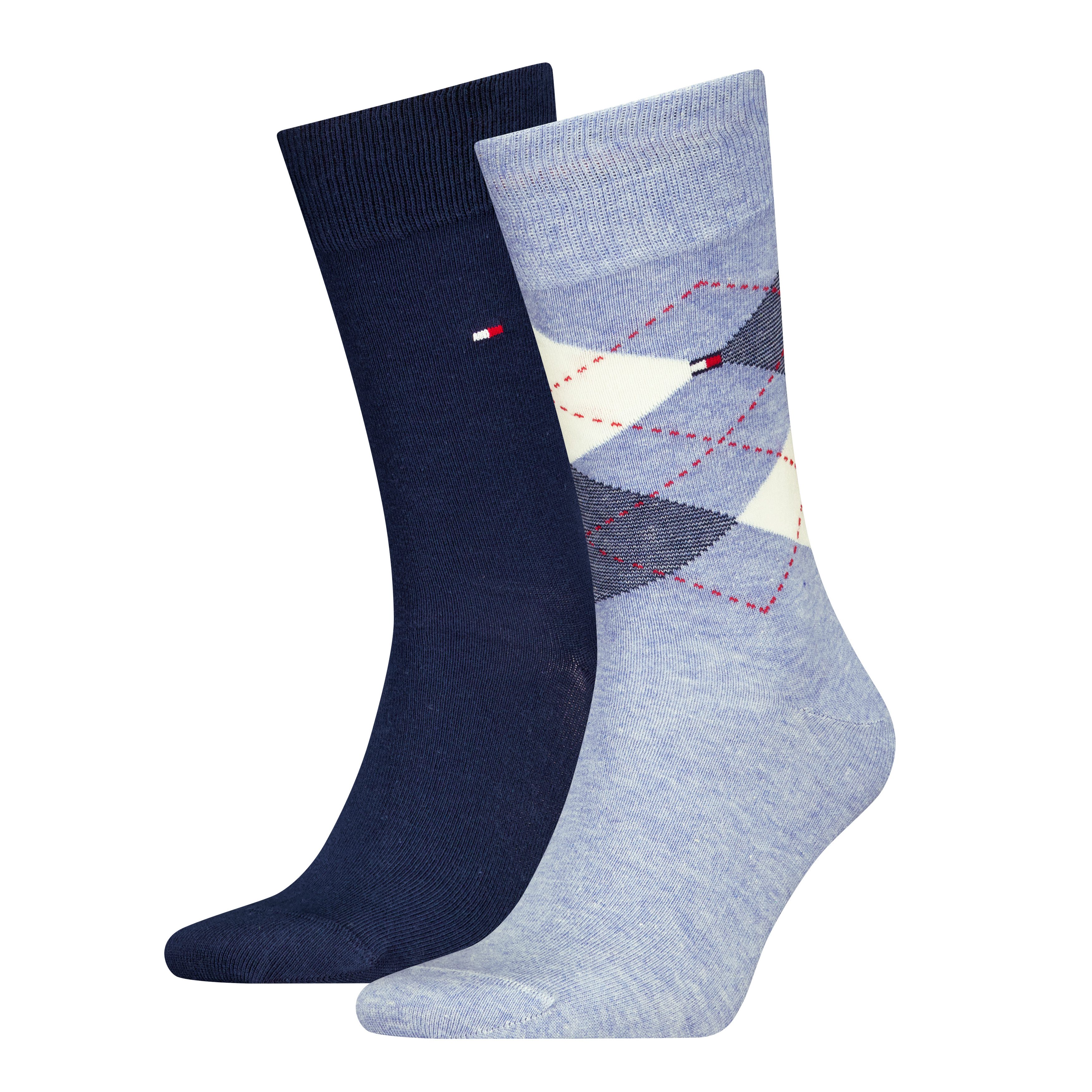 Tommy Hilfiger Socken TH MEN SOCK CHECK 2P (2-Paar, 2 Paar) mit klassischem günstig online kaufen