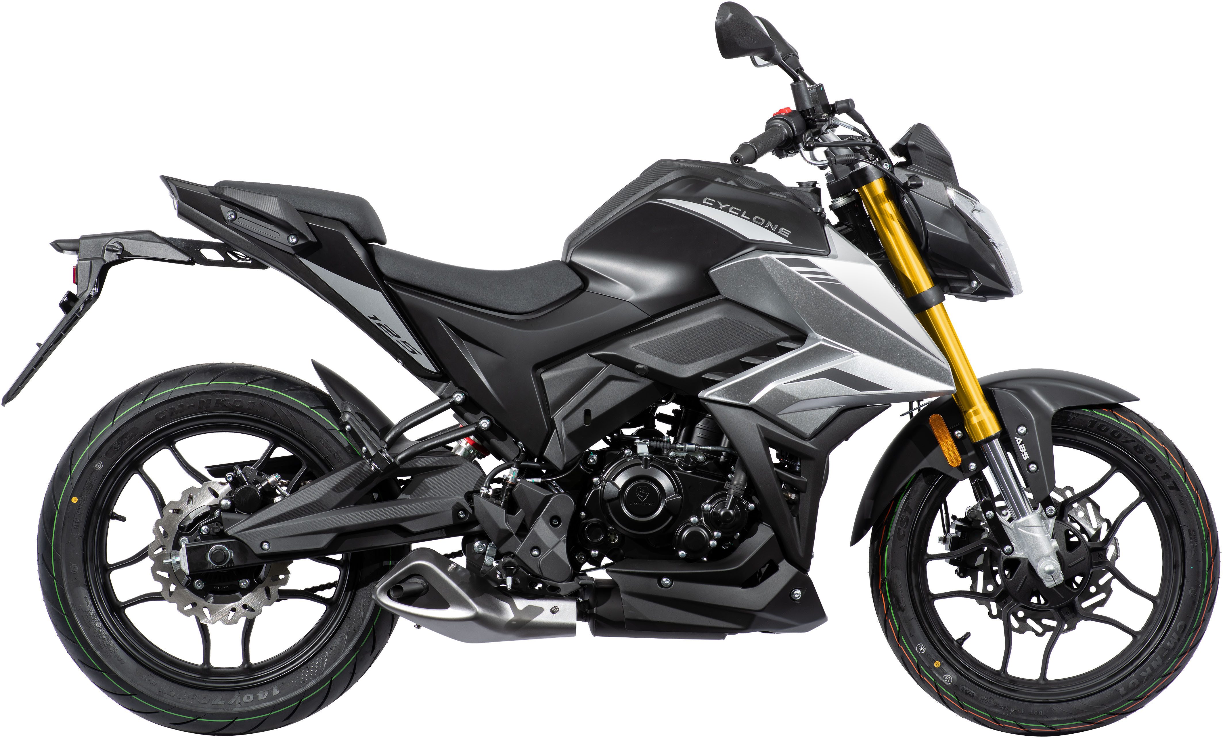 Cyclone Motorrad Batllo5, 125, E5+, Naked, 124 ccm, 95 km/h, Euro 5+, 11 kW, 15 PS, ABS, 125er Naked, digitales Cockpit