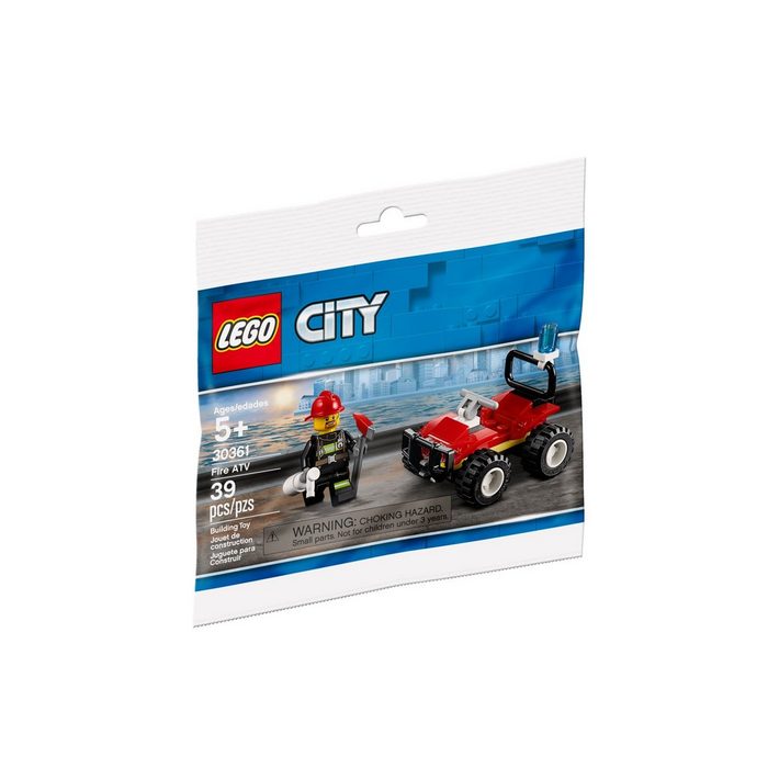LEGO® Konstruktionsspielsteine LEGO® City - Feuerwehr Quad (Set 39 St)