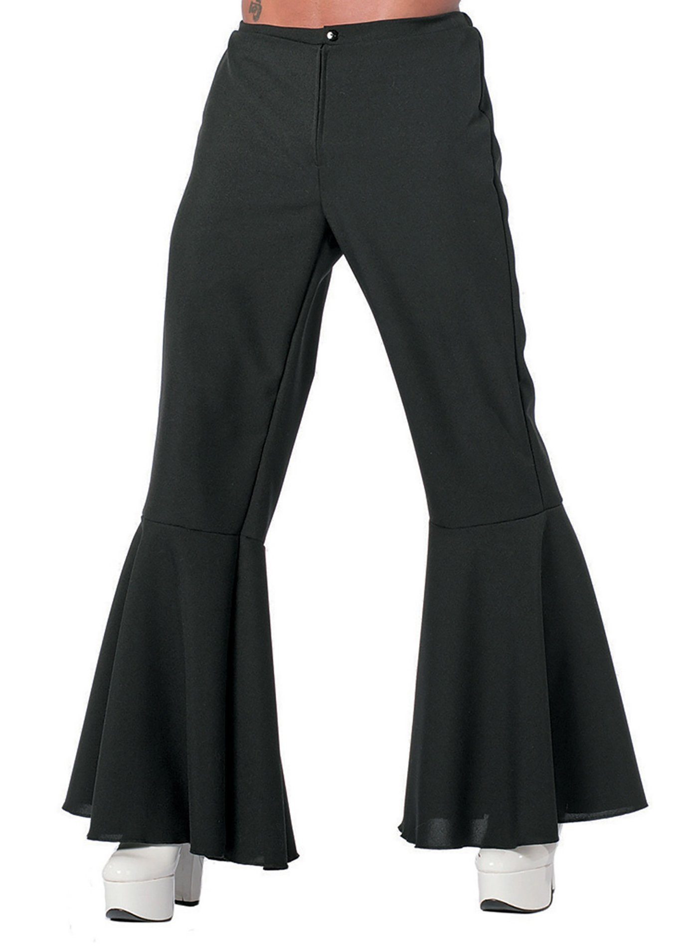 Metamorph Kostüm Disco Schlaghose für Herren schwarz, 70er Jahre Stretchhos günstig online kaufen