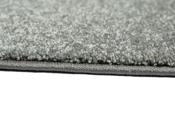 Kinderteppich Kinderteppich Spielteppich Baustelle Teppich mit Bagger in grau, Teppich-Traum, rechteckig, Höhe: 13 mm