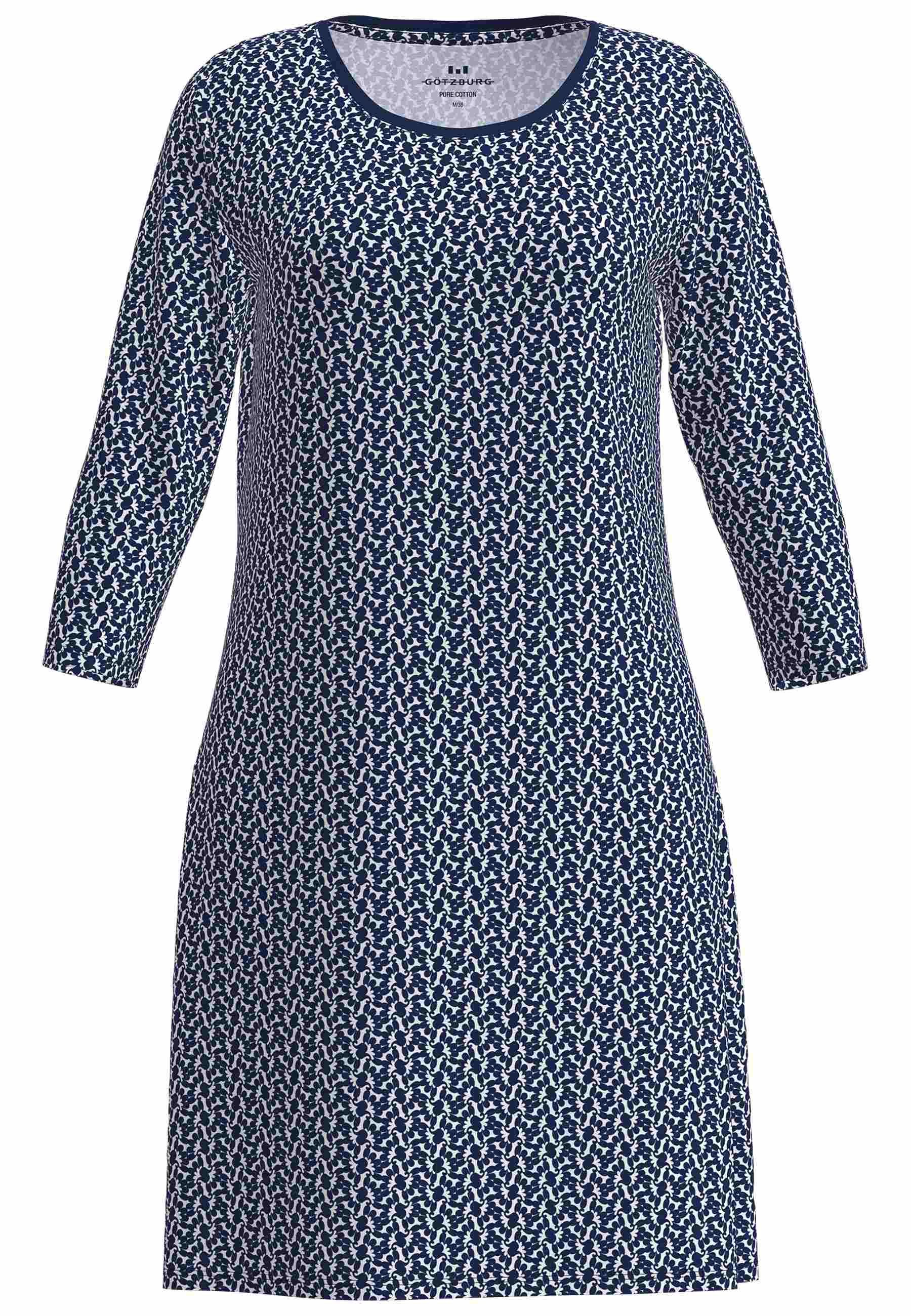 GÖTZBURG Nachthemd Galway 3/4 Ärmel, Rundhalsausschnitt, knielang, Baumwoll günstig online kaufen