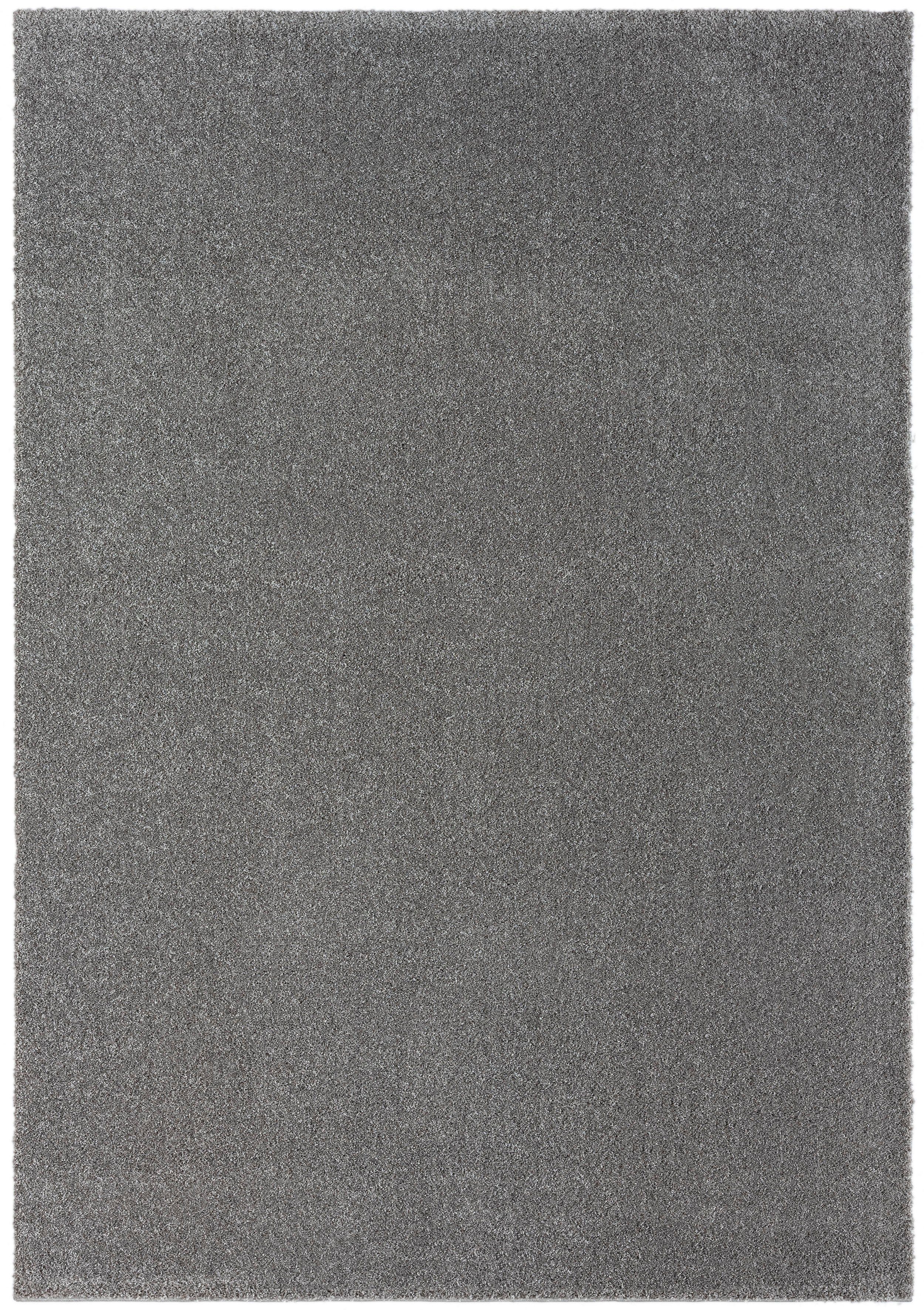 merinos Hochflor-Teppich Forest 340, rechteckig, Höhe: 25 mm, Shaggy, uni meliert, sehr dicht und weich, Wohnzimmer