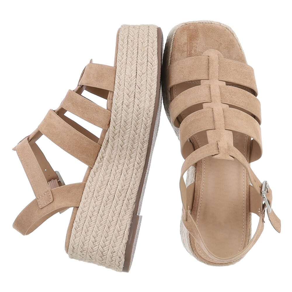 Ital-Design Moderne Plateau-Sandaletten für Damen – ideales Sommer-Design P günstig online kaufen