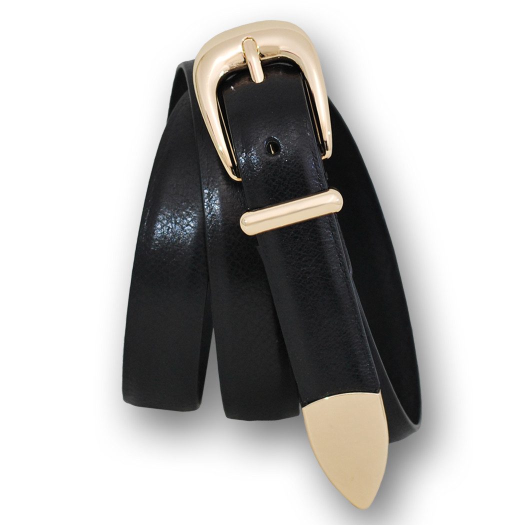 VITTOZZI Ledergürtel 975-CO-25, Gürtel, Corvara 2,5cm