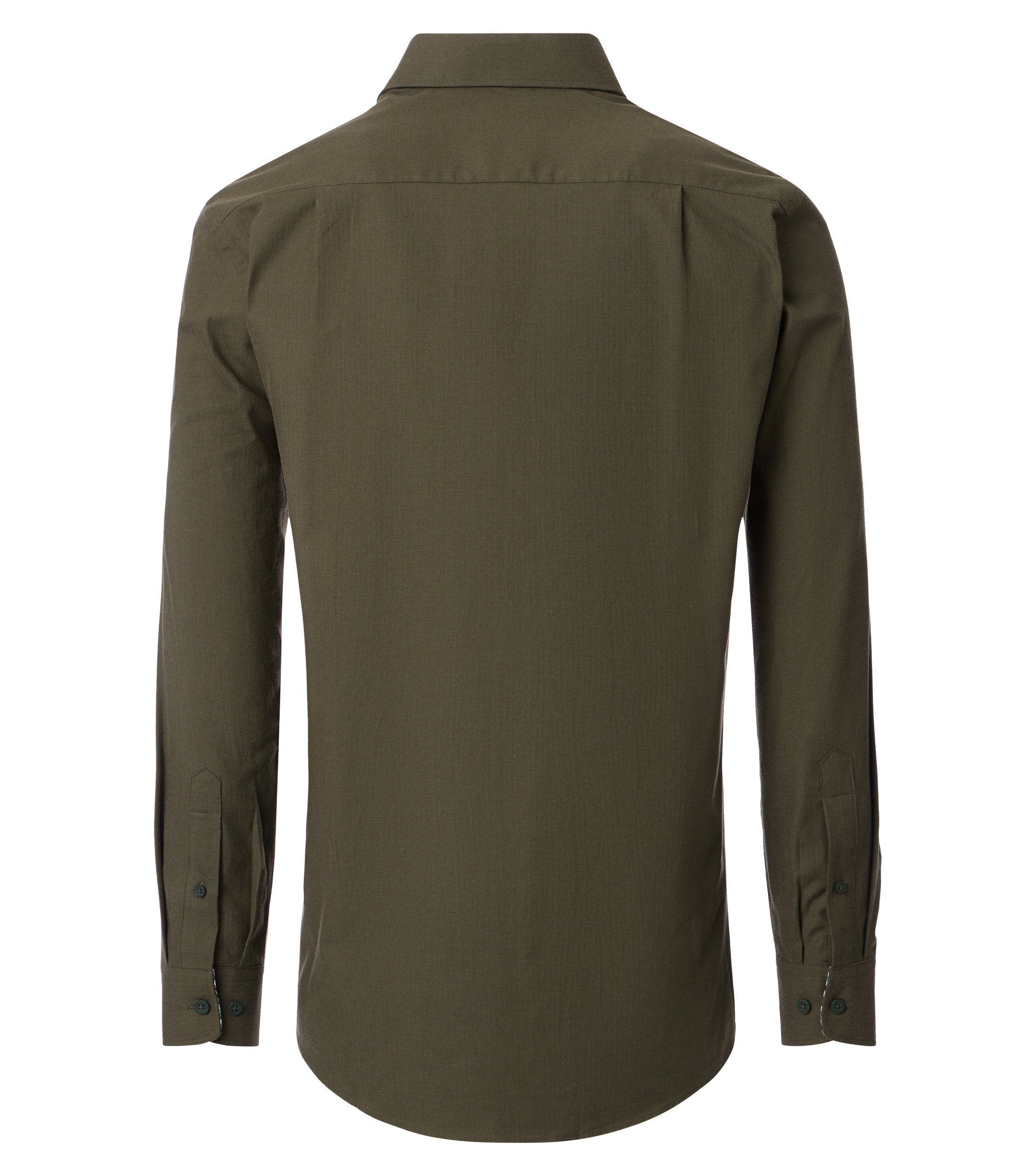 Redmond Langarmhemd uni Comfort Fit günstig online kaufen