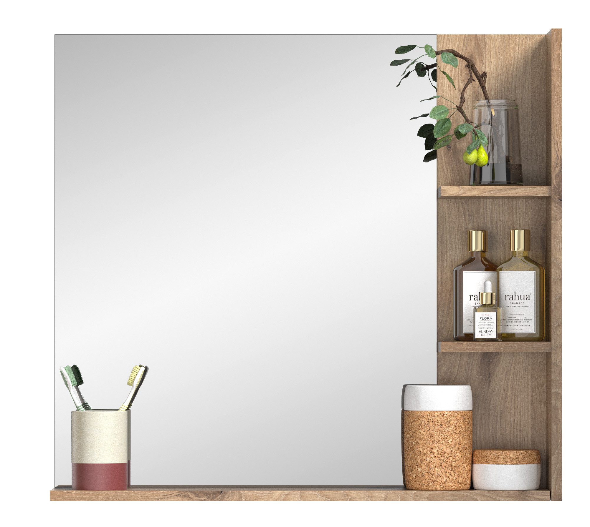 xonox.home Wandspiegel 79 x 73 x 14 cm (B/H/T)
