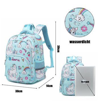 TAN.TOMI Kinderrucksack Schulrucksack für Mädchen, Kinderrucksäcke leicht Grundschultasche, Klein, niedlich, Schultasche, Grundschüler, Rucksack für Mädchen