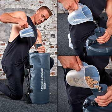 aerobis Ganzkörpertrainer Gewichtssack Fitness Sandbag, Mit Wasser, Sand oder Stahlkugeln befüllbar