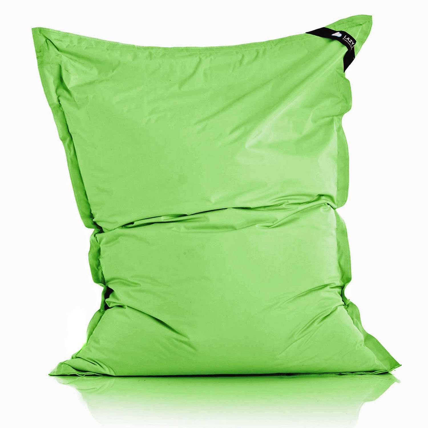 LazyBag Sitzsack Original Indoor & Outdoor Bean-Bag (XL 250 Liter, Riesensitzsack), Junior-Sitzkissen Sessel Grün