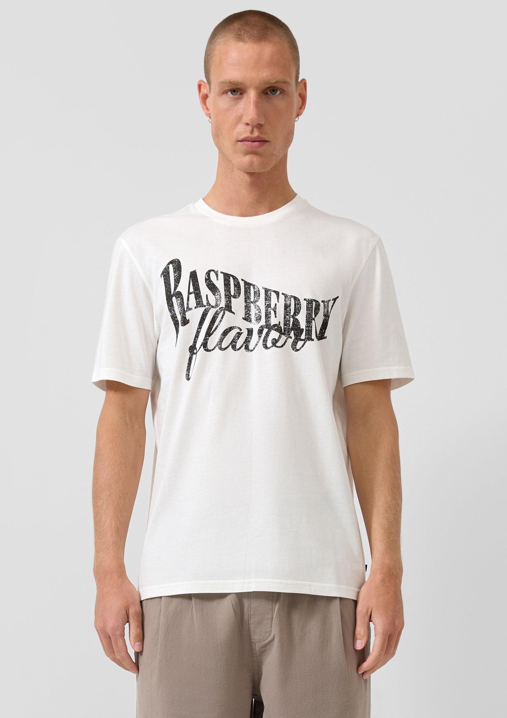 QS Kurzarmshirt T-Shirt T-Shirt mit Frontprint