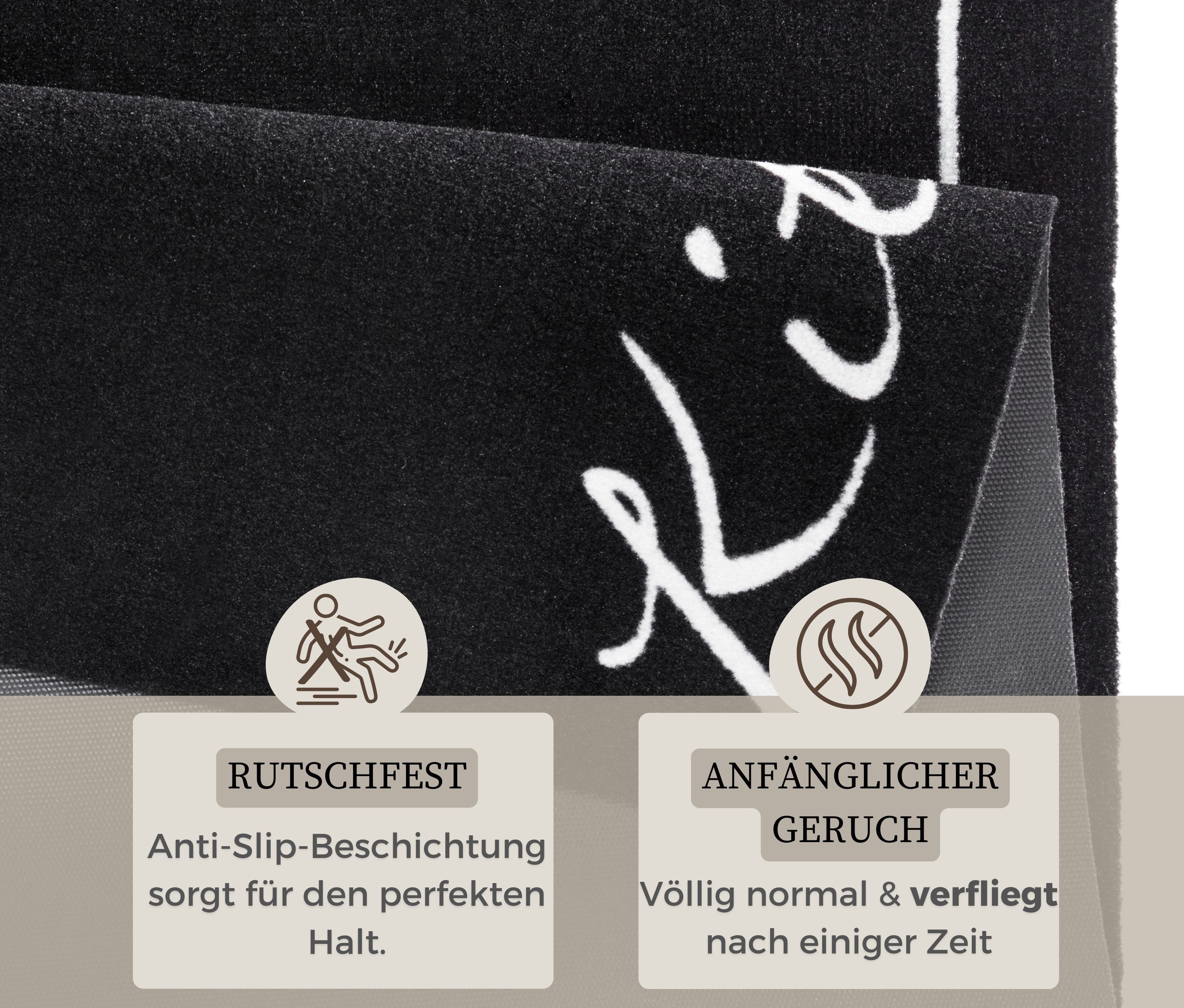 HANSE Home Küchenläufer Kitchen Herz, rechteckig, Höhe: 5 mm, Läufer, Rutschfest, Küchenteppich, Küche, Teppich, Pflegeleicht