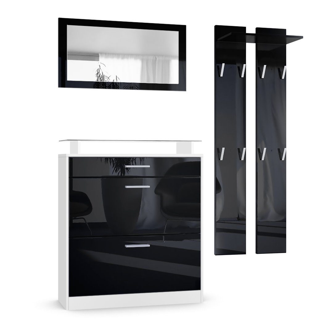 Vladon Garderoben-Set Loret, (Garderobe Set bestehend günstig online kaufen