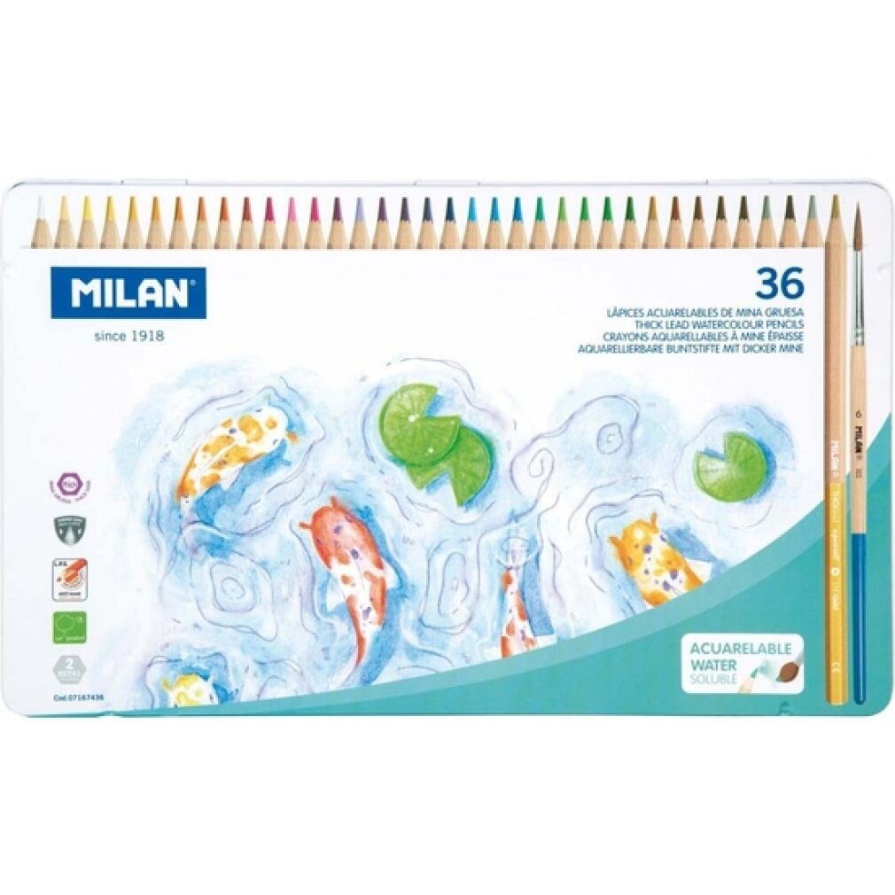 milan Bleistift Buntstifte Acuarelable Aquarellstift