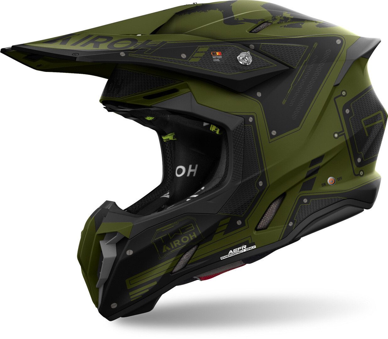 Motocrosshelm Twist 3 Military Motocross Helm