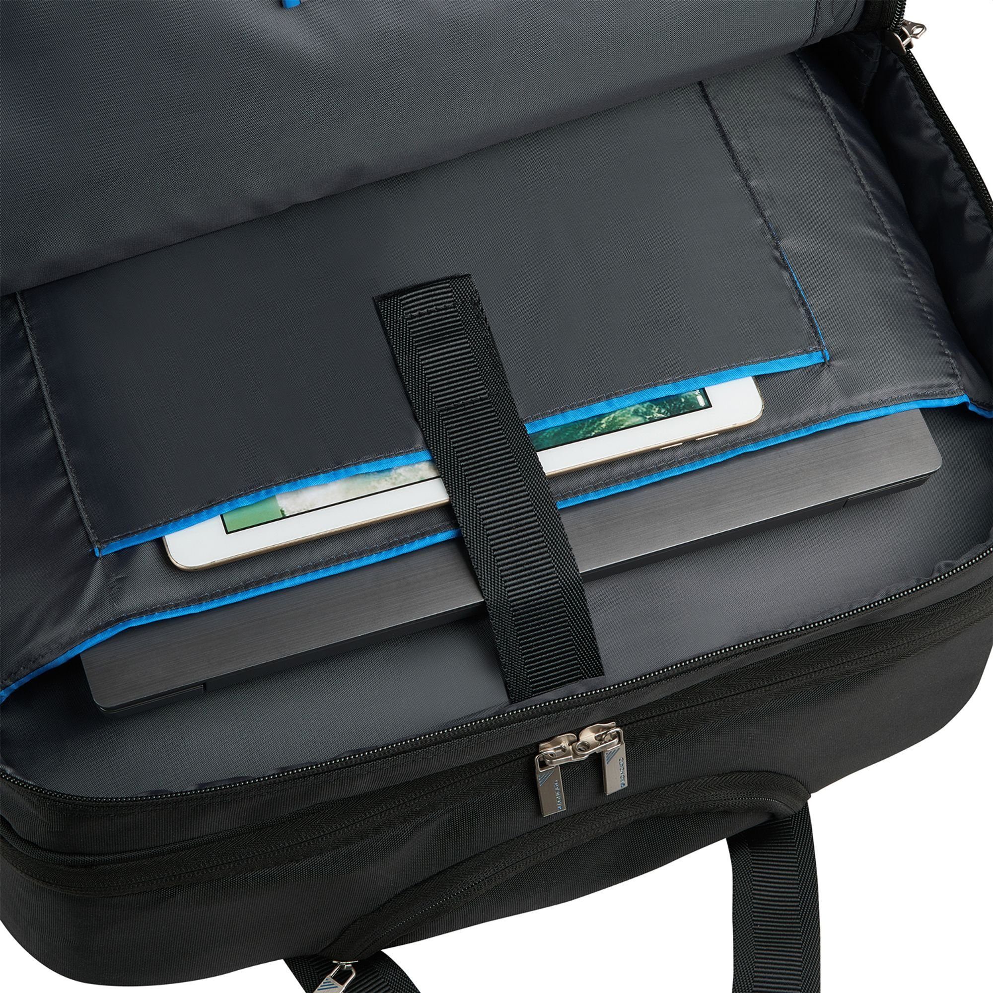 Office 2.0, RONCATO nero Business-Trolley Nylon Rollen, 2 Easy