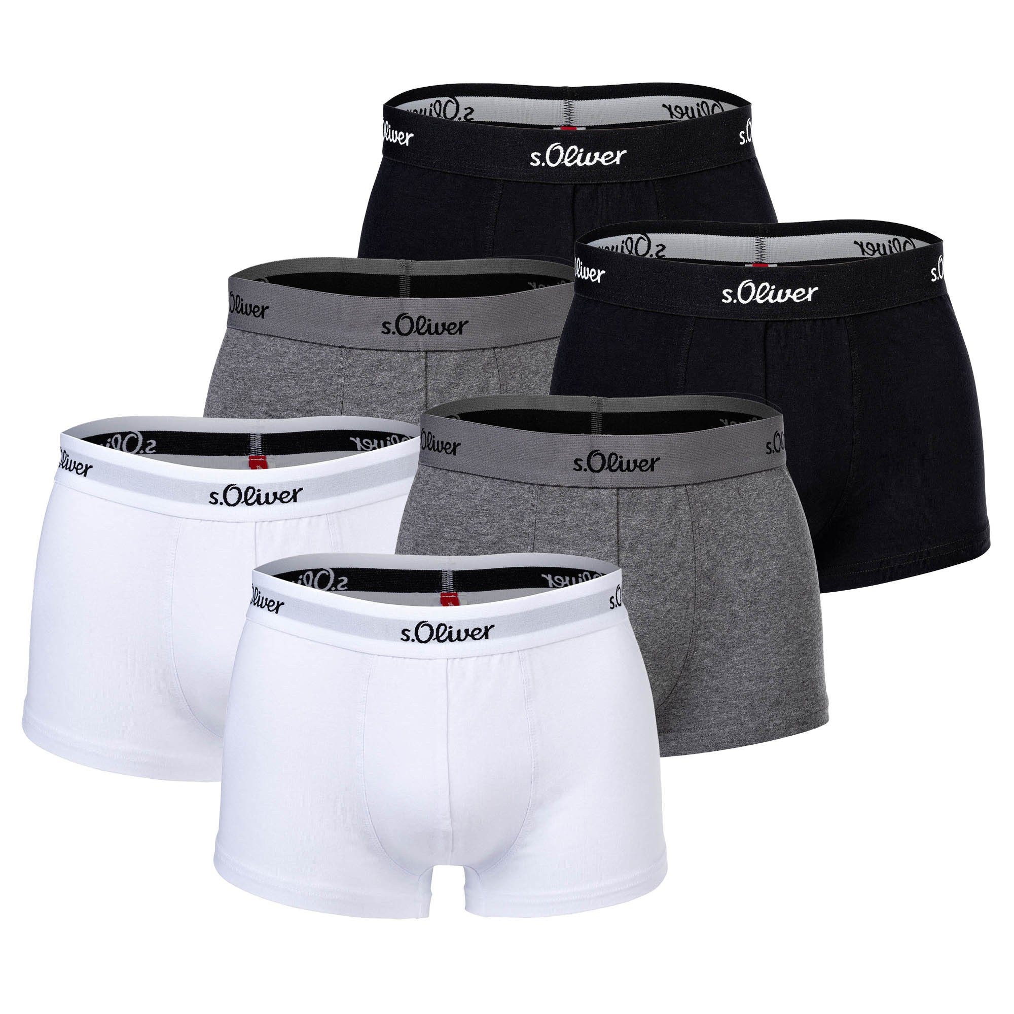 Boxer Herren Boxershort 6er Pack Baumwolle