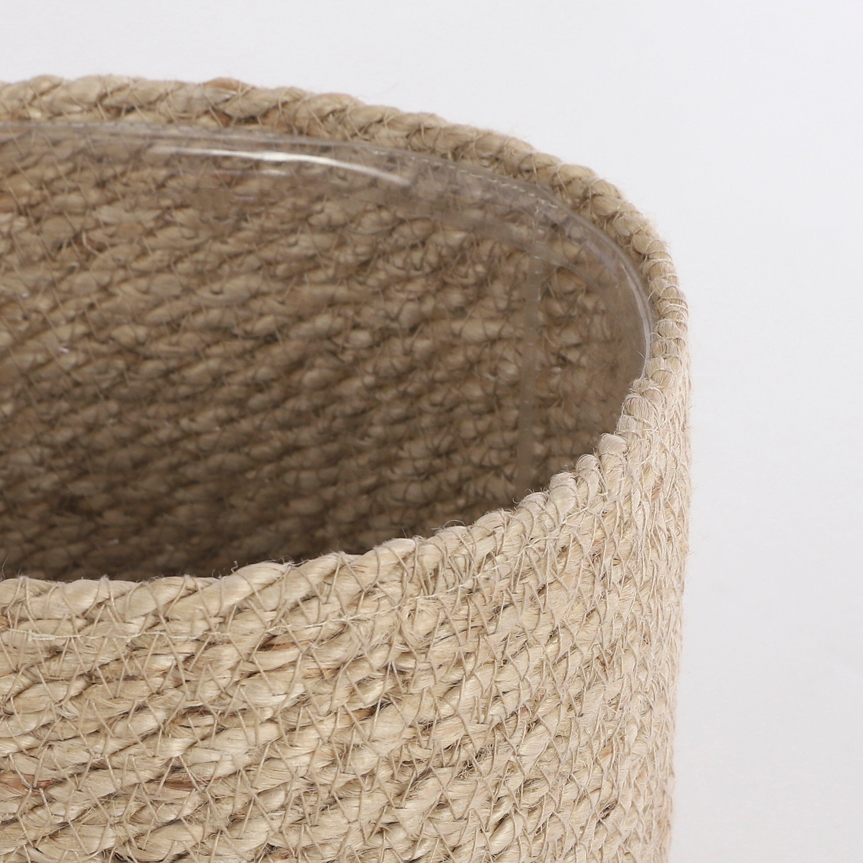 Mica Decorations Blumentopf Mica Decorations Atlantic Korb creme Satz von 3 - h16xd16cm