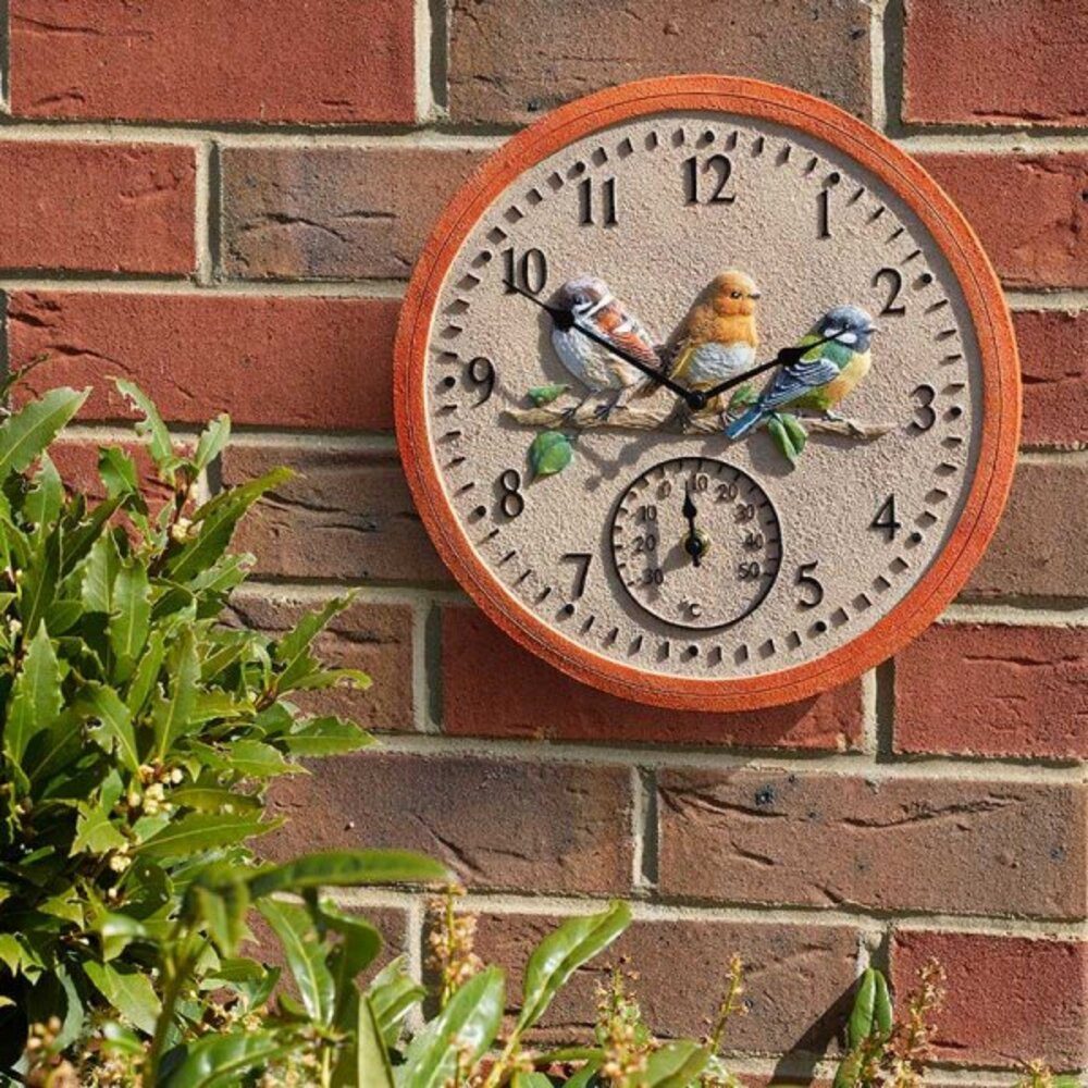 Smart Garden Wanduhr BirdWood Wanduhr, 30 günstig online kaufen