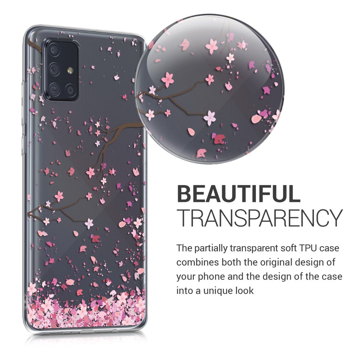 kwmobile Handyhülle Case für Samsung Galaxy A71, Hülle Silikon transparent - Silikonhülle – Bild 3 von 5