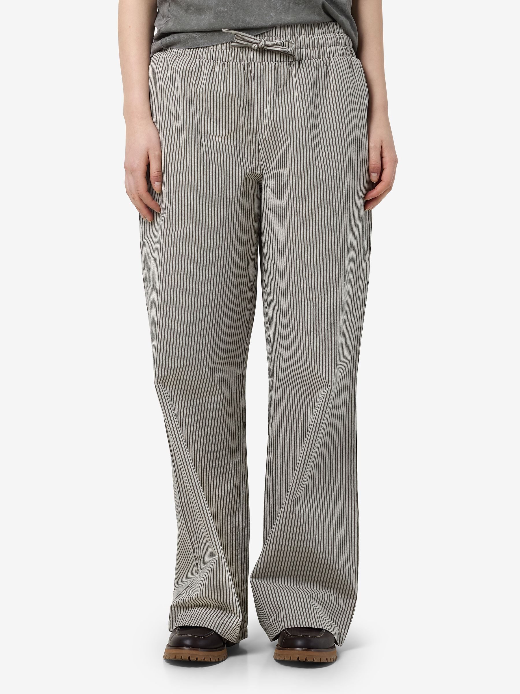 Noisy may Stoffhose Streifenmuster mit Kordelzug günstig online kaufen