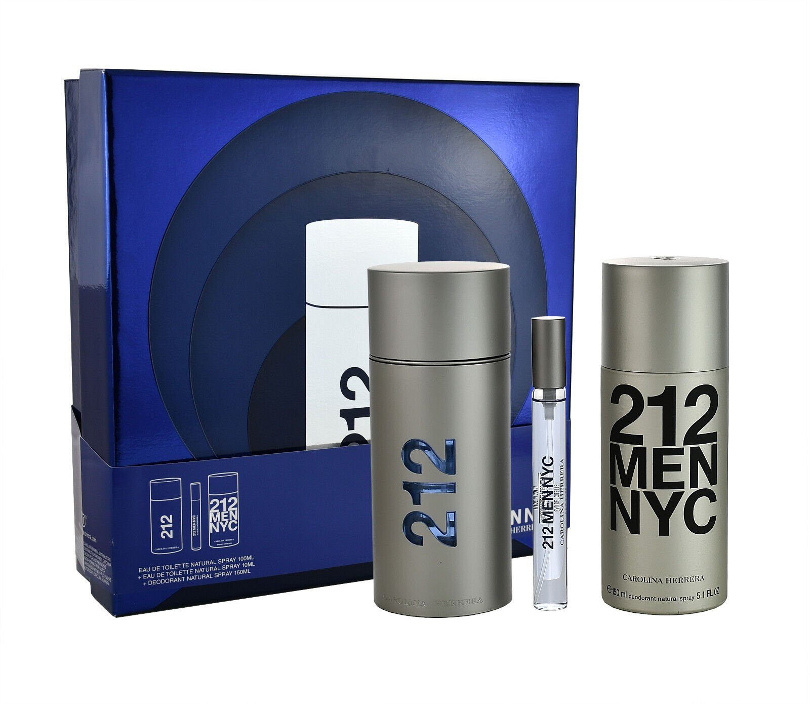 Caroline Herrera Duft-Set CAROLINA HERRERA 212 MEN EDT 100ML& DEO 150ML