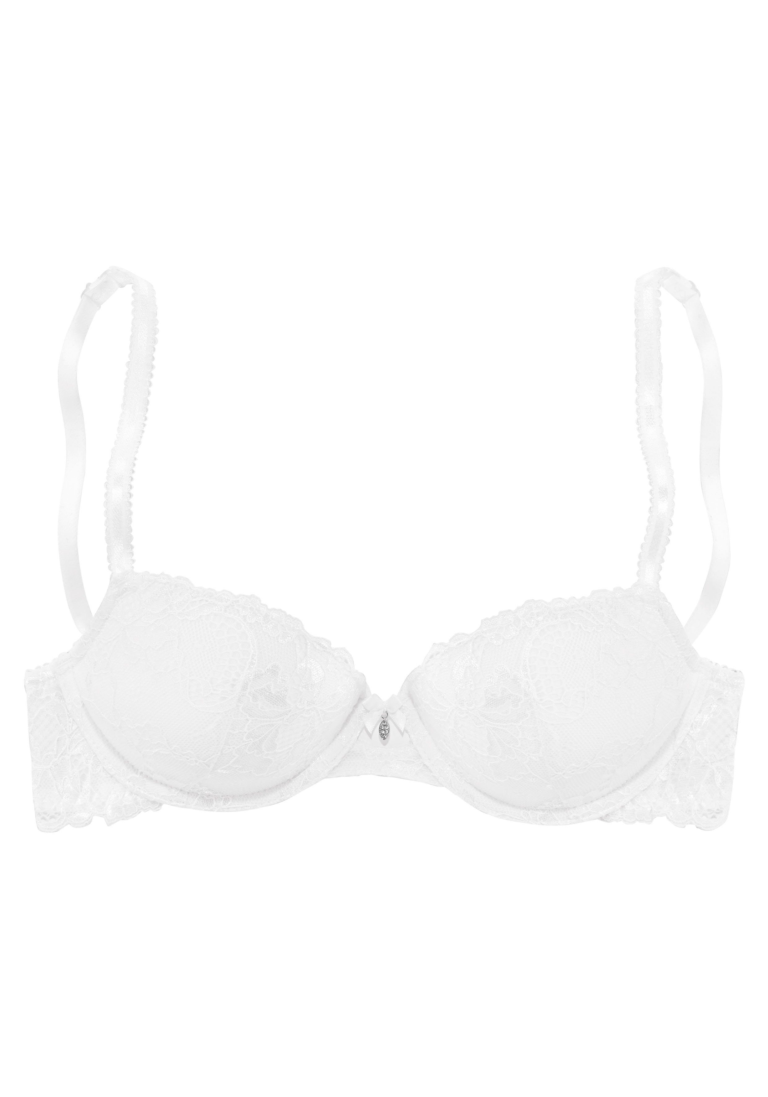 LASCANA Push-up-BH aus floraler Spitze, Dessous. € 29,99