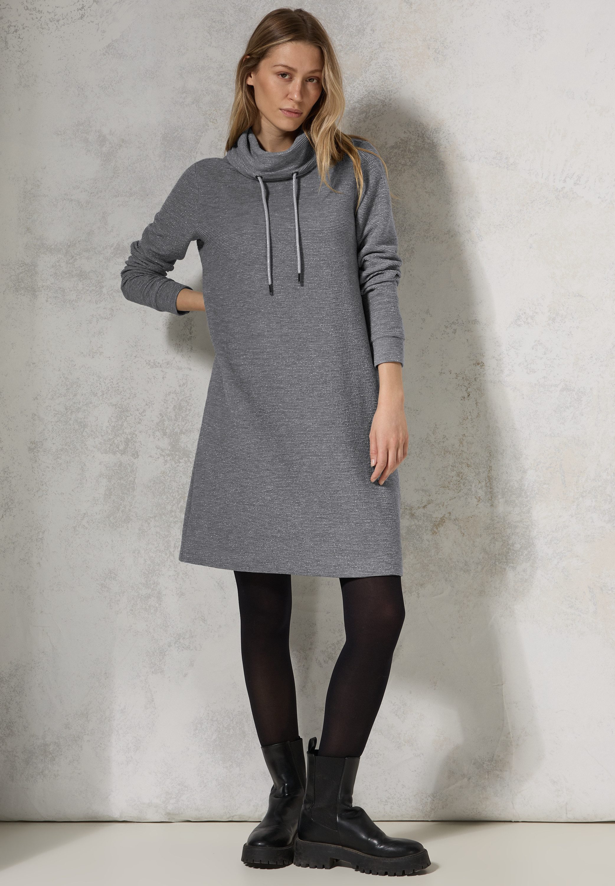 CECIL Strickkleid mit Streifen