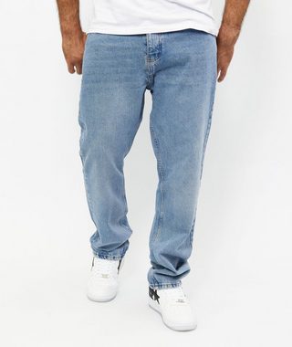 Denim Distriqt Loose-fit-Jeans Lässige Baggy Herren Jeans Hip Hop Jeans Hellblau W34/L34