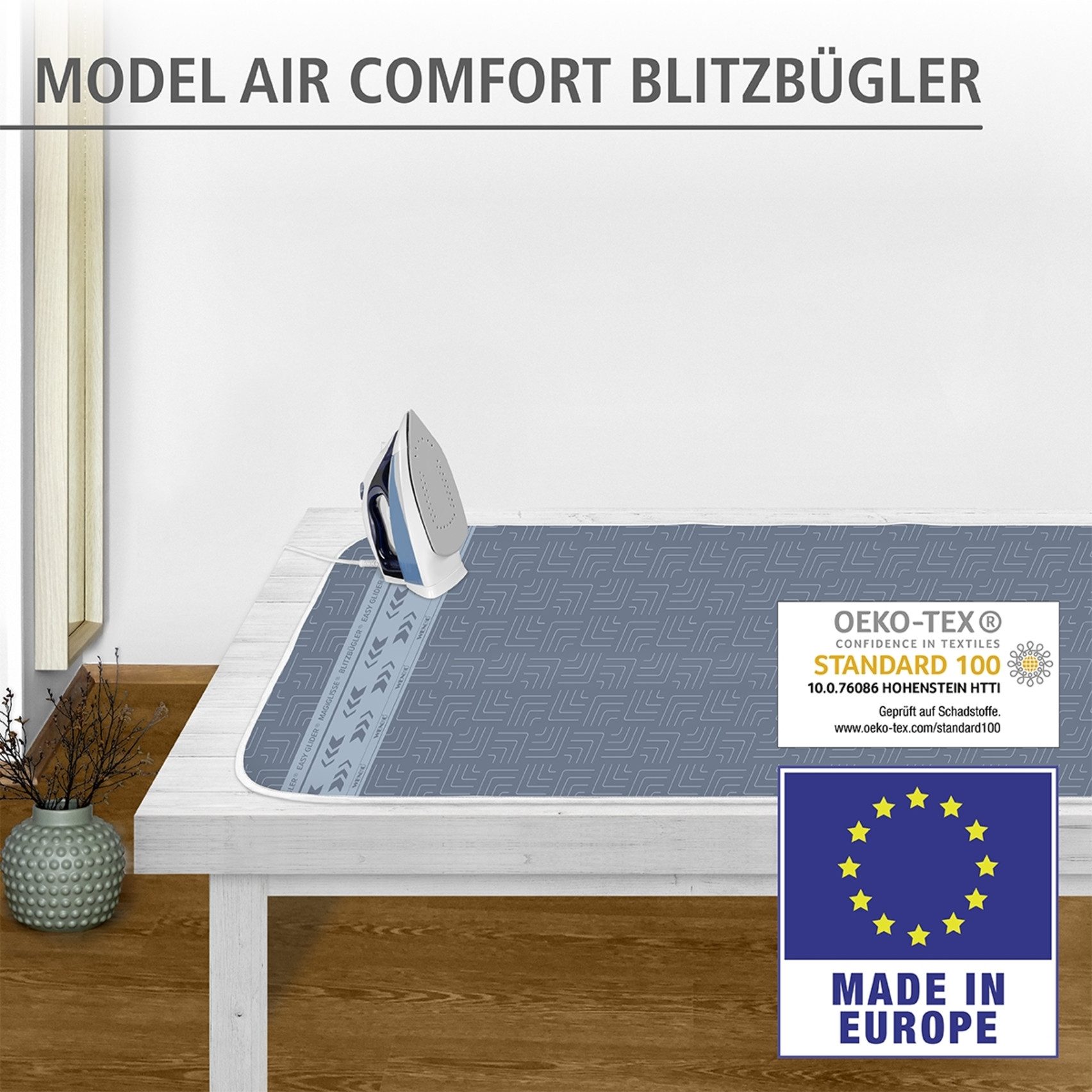 WENKO Bügeltuch Modell Air Comfort, Bügeldecke für den Tisch, 5-lagig, mit günstig online kaufen