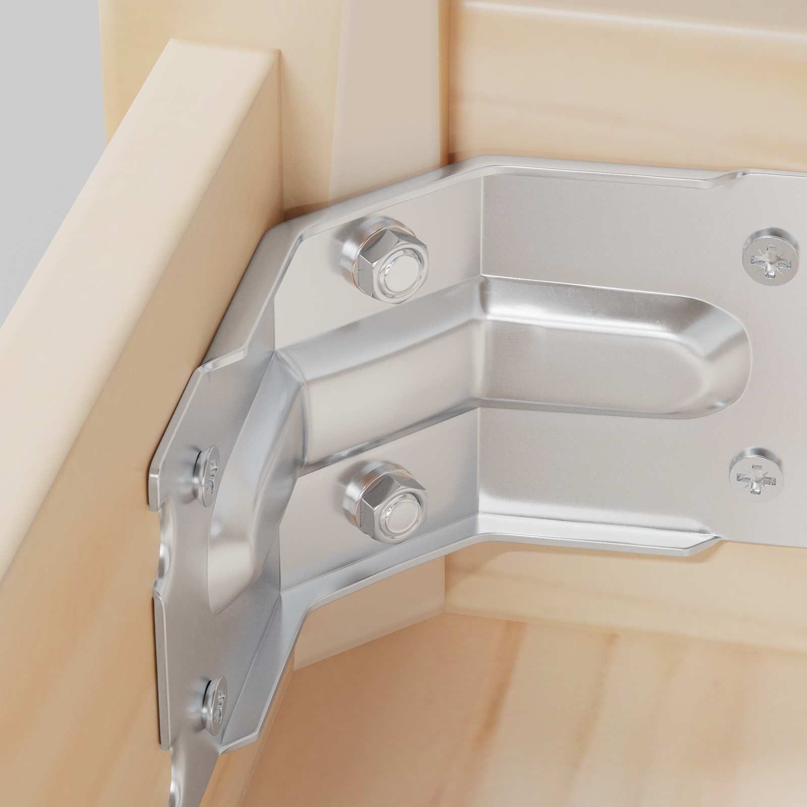 vidaXL Muttern Sechskantmuttern 12 pcs Silber M6 Eisen, (12-St)