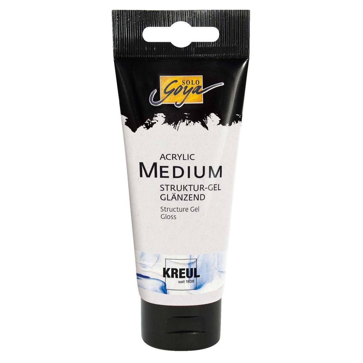 Strukturpaste KREUL Acryl Struktur-Gel SOLO Goya Medium glänzend 100ml Tube