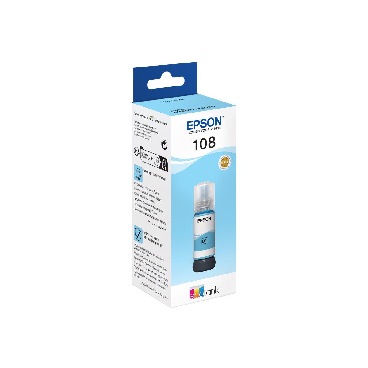 Epson 108 Tintenpatrone hellcyan Tintenpatrone