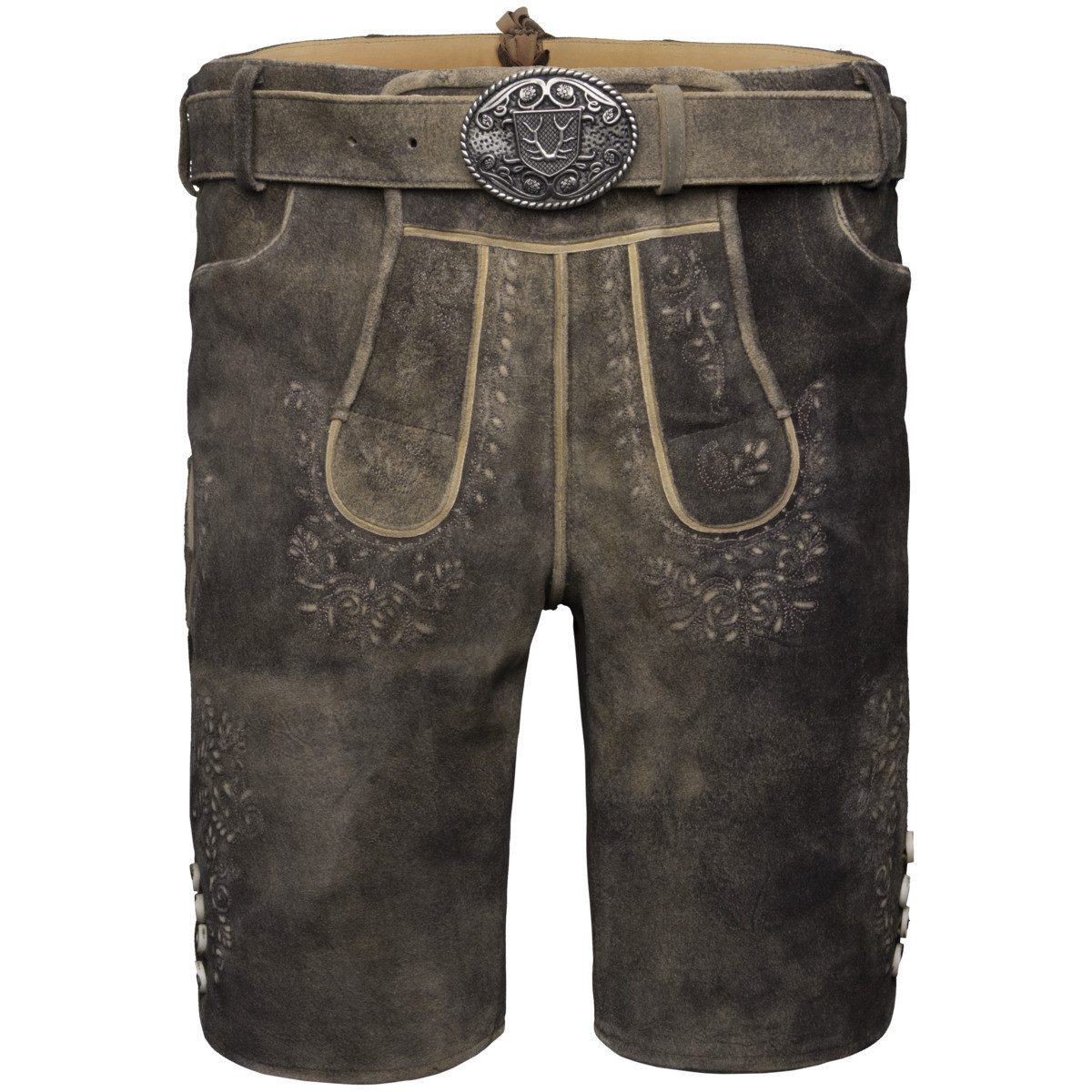 Krüger Trachtenlederhose Ron Herren (1-tlg) Trachtenlederhose, Trachtenhose, Bayerische Lederhose, Oktoberfest