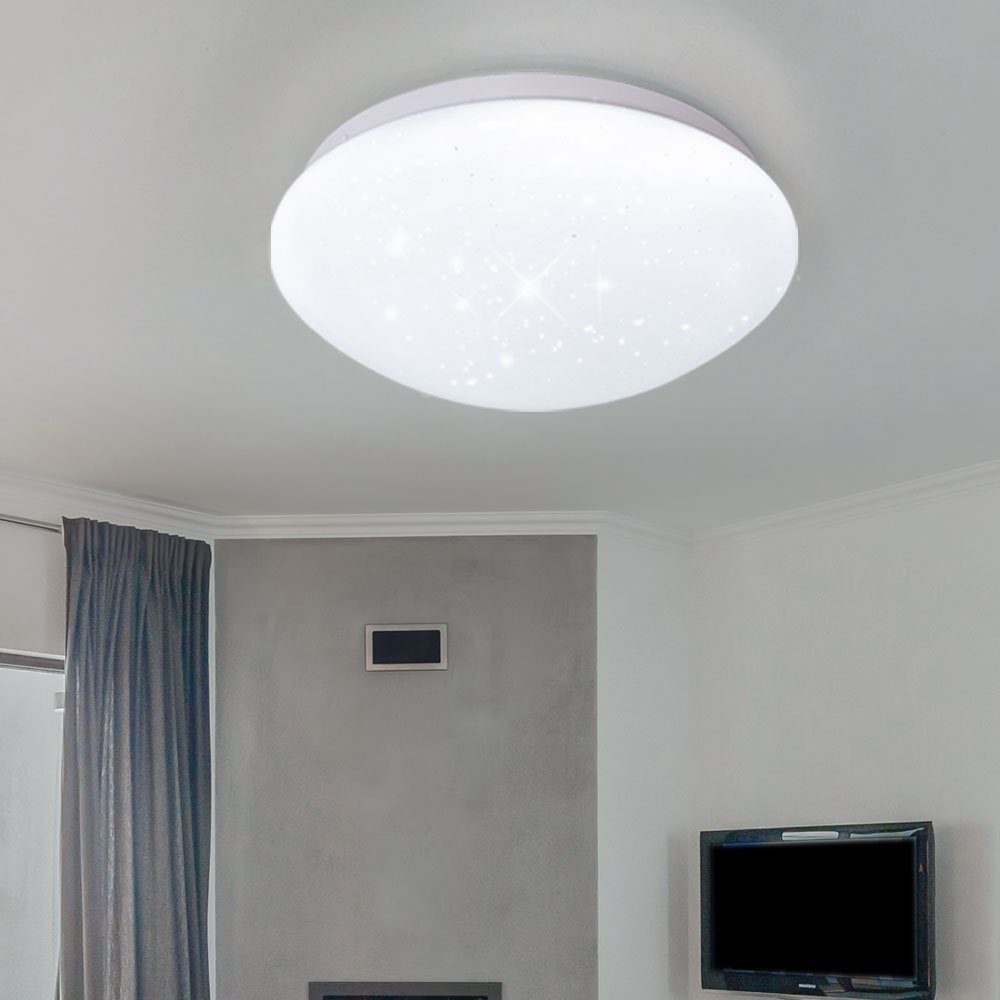 etc-shop LED Deckenleuchte, verbaut, fest Deckenleuchte Küchenlampe Schlafzimmer Sternenhimmel LED-Leuchtmittel Deckenlampe Tageslichtweiß, Kaltweiß, LED