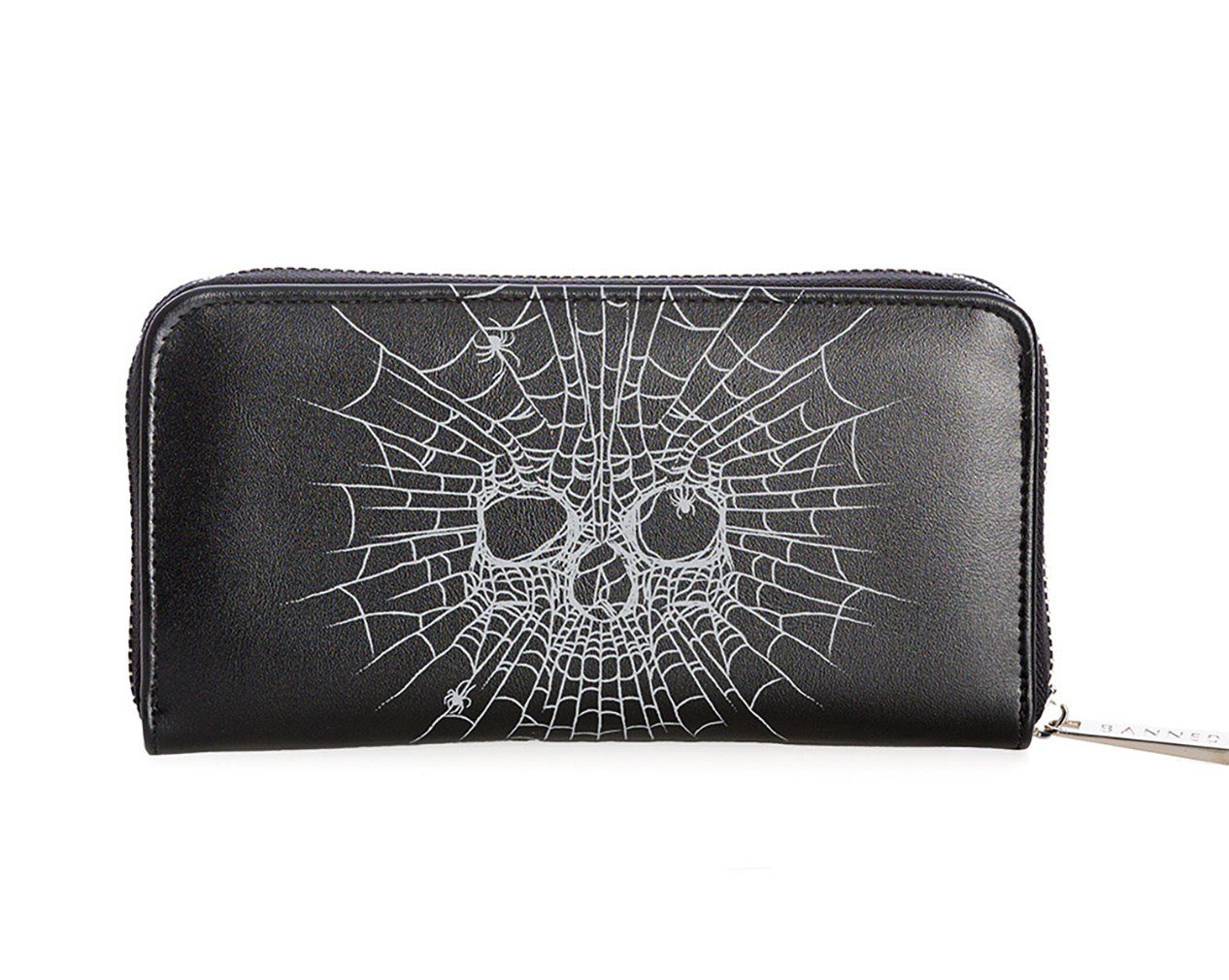 Banned Geldbörse Illusionary, bedrucktes Totenkopf Motiv
