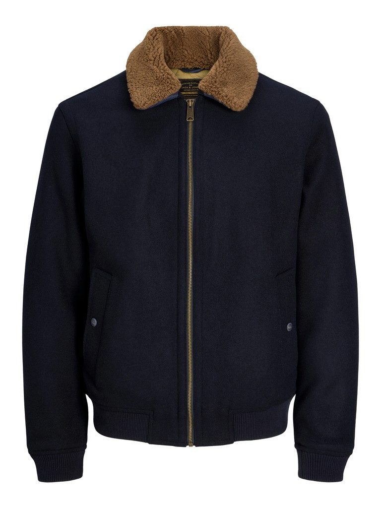 Jack & Jones Outdoorjacke JPRBLUMELVIN WOOL BLEND BOMBER