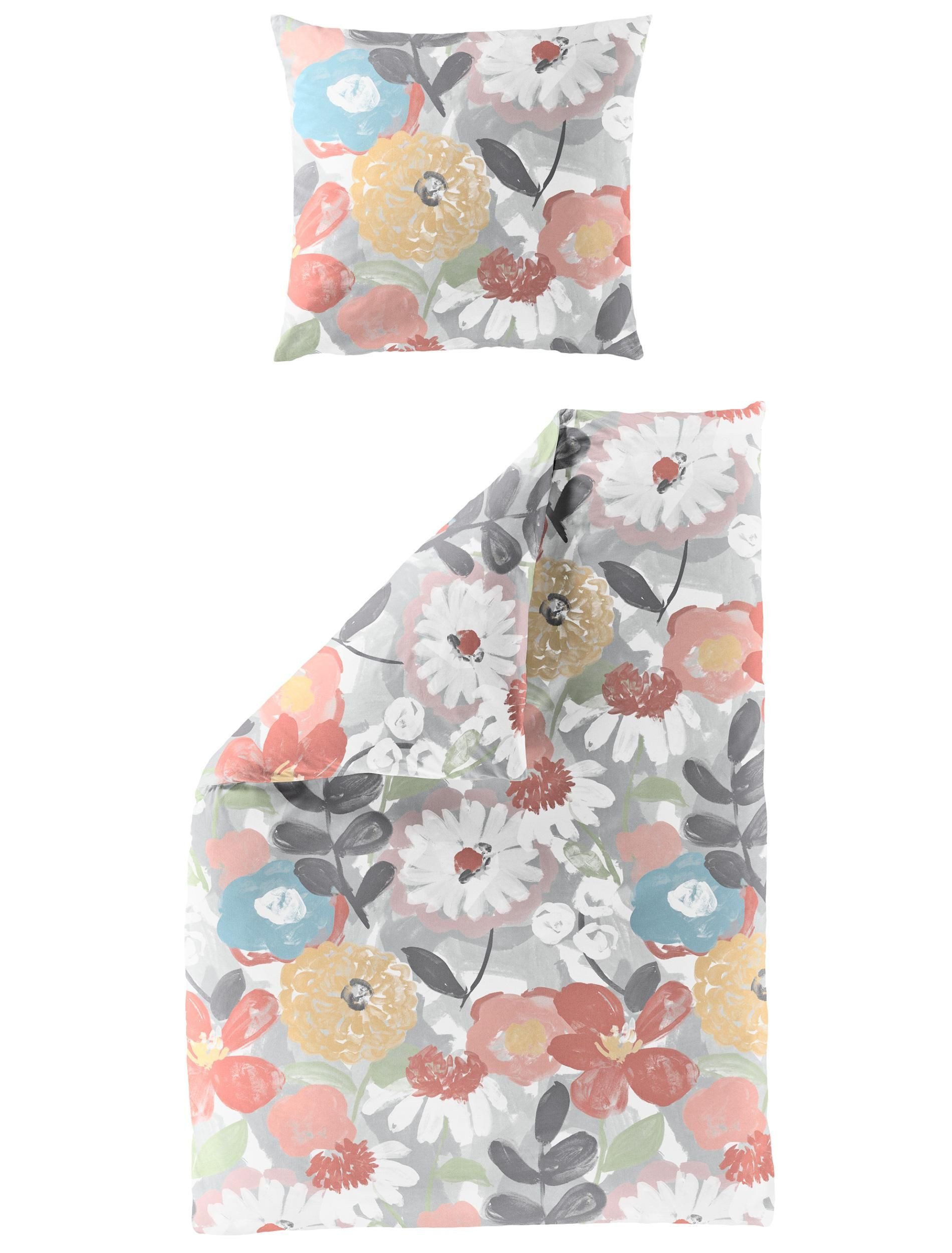 BIERBAUM Bettwäsche BIERBAUM Bettwäsche Mako-Satin bunt günstig online kaufen