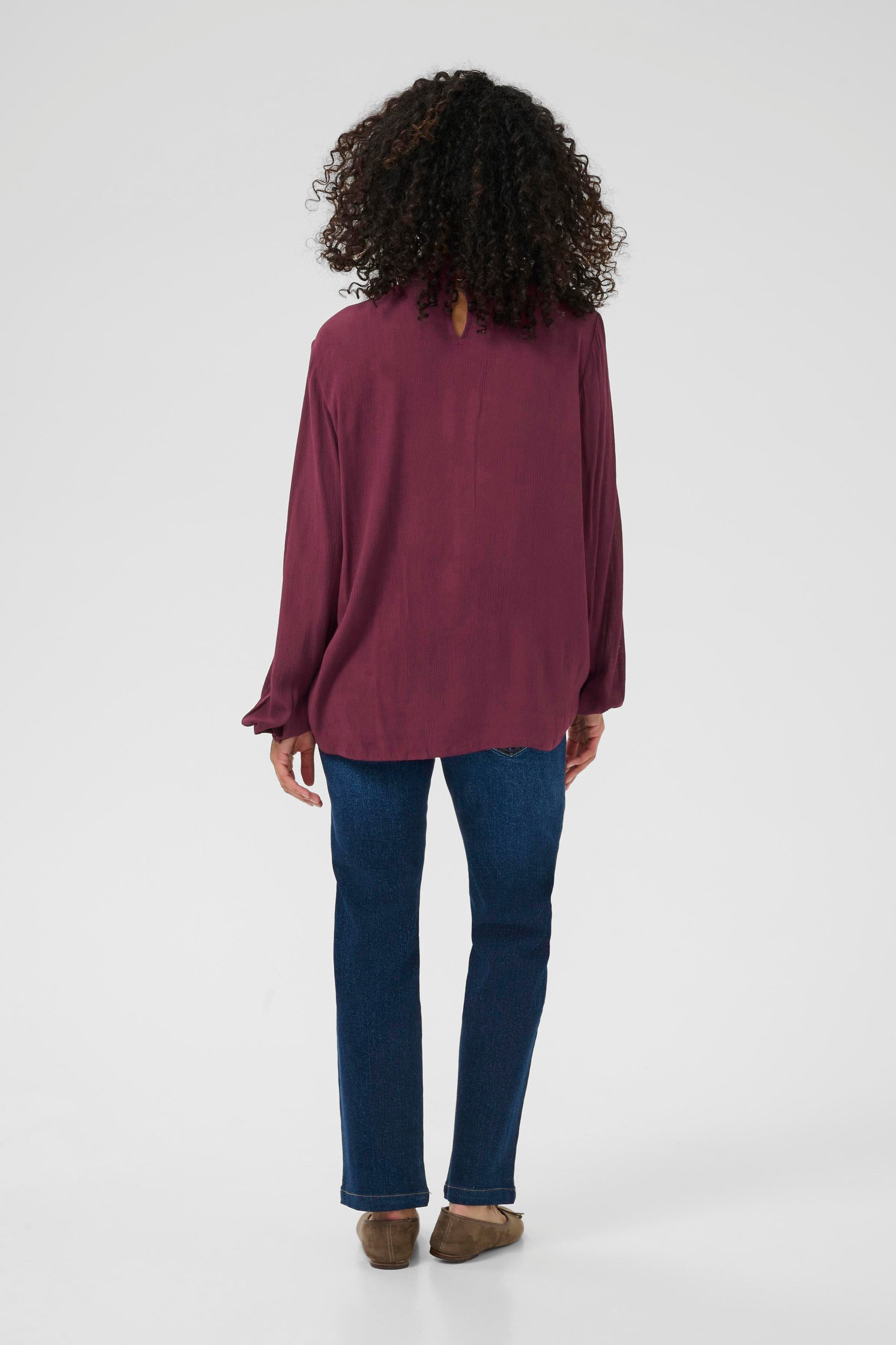 KAFFE Langarmbluse Langarm-Bluse Trine günstig online kaufen