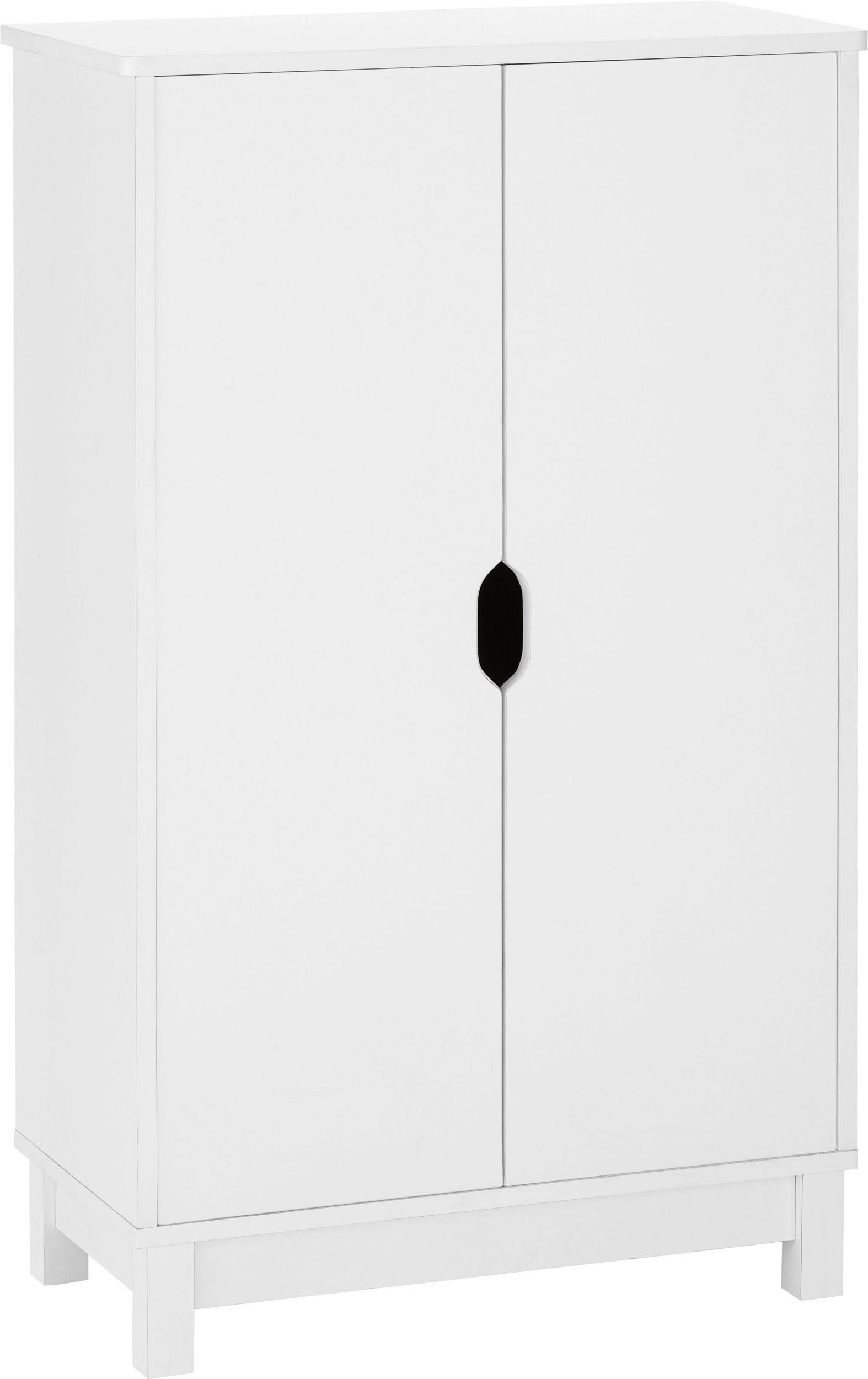 loft24 Unterschrank Pinea (2-St) Badezimmer Schrank, 2 Türen, FSC®-zertifiziert, Höhe 100 cm weiß
