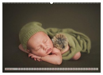CALVENDO Wandkalender Zauberhafte Babybilder (Premium, hochwertiger DIN A2 Wandkalender 2023, Kunstdruck in Hochglanz)